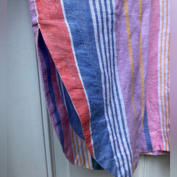 GAP Striped Midi Dress - Pink and Blue - Picture 6 of 12
